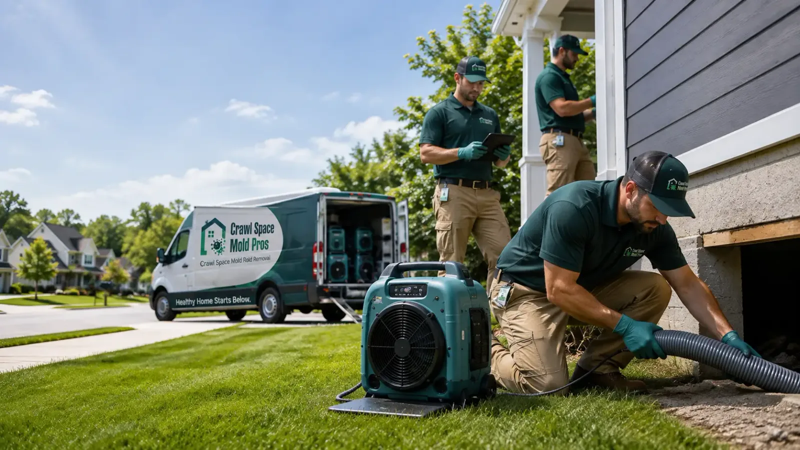 Crawl Space Mold Removal in Weston, MA